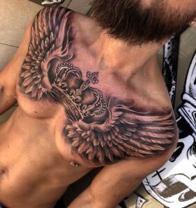 tatuagem no peito masculina