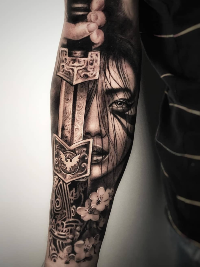 tatuagem de samurai