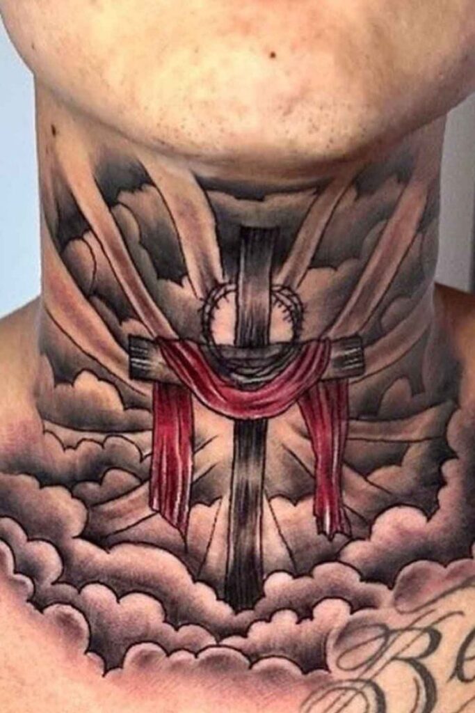 tatuagem-de-cruz-no-pescoço